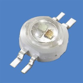 1W Full Color RGB High Power LED, 4 pin