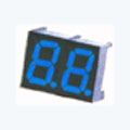 7 Segment Double Digit blue LED Display 0.56 Inch Anode