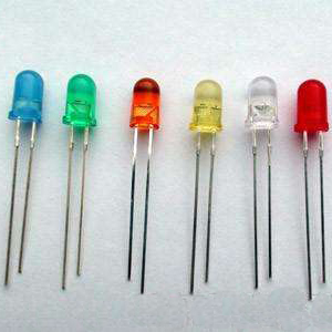 3mm Round Through-Hole LED with color